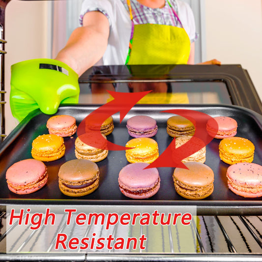 mobzio Kitchen 5-Piece Nonstick Bakeware Set - Round/Square Cake Pans, Muffin Pan, Loaf Pan, Roast Pan & Baking Sheets